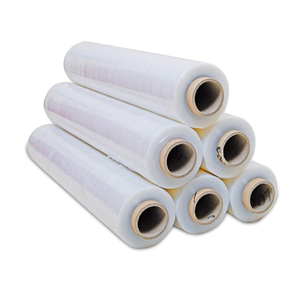 Heavy-Duty Transparent Pallet Wrap Roll for Shipping & Waterproof Packaging