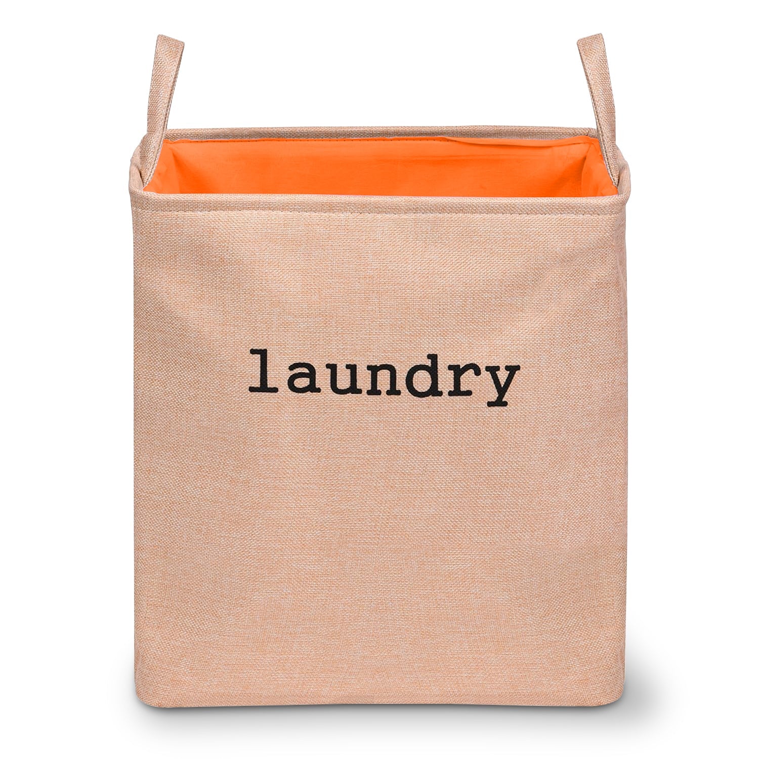 Freestanding Jute Laundry Hamper Bag | Waterproof Folding Clothes Storage