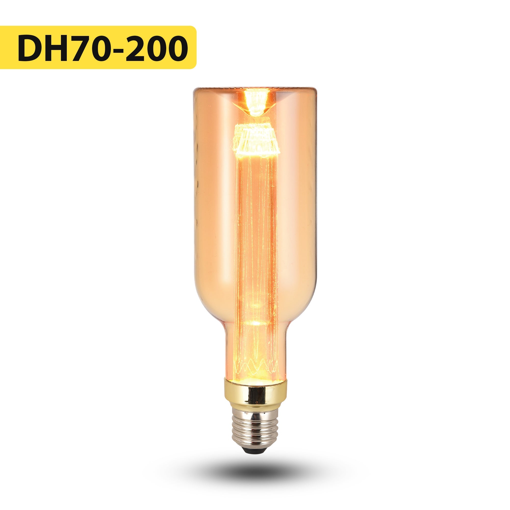 Vintage E27 LED Filament Light Bulb, 3W Non-Dimmable Decorative Screw Bulb