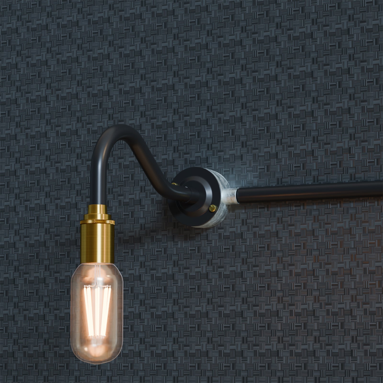 E27 M20 Conduit Entry Lamp Holder Threaded Light Socket for Pipe Lighting