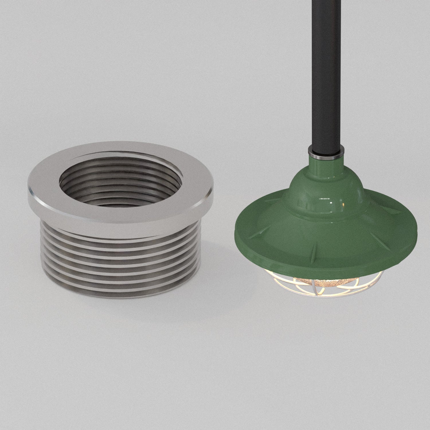 Durable Metal Conduit Reducing Bush Converter 20mm Female to 3/4 Inch Male