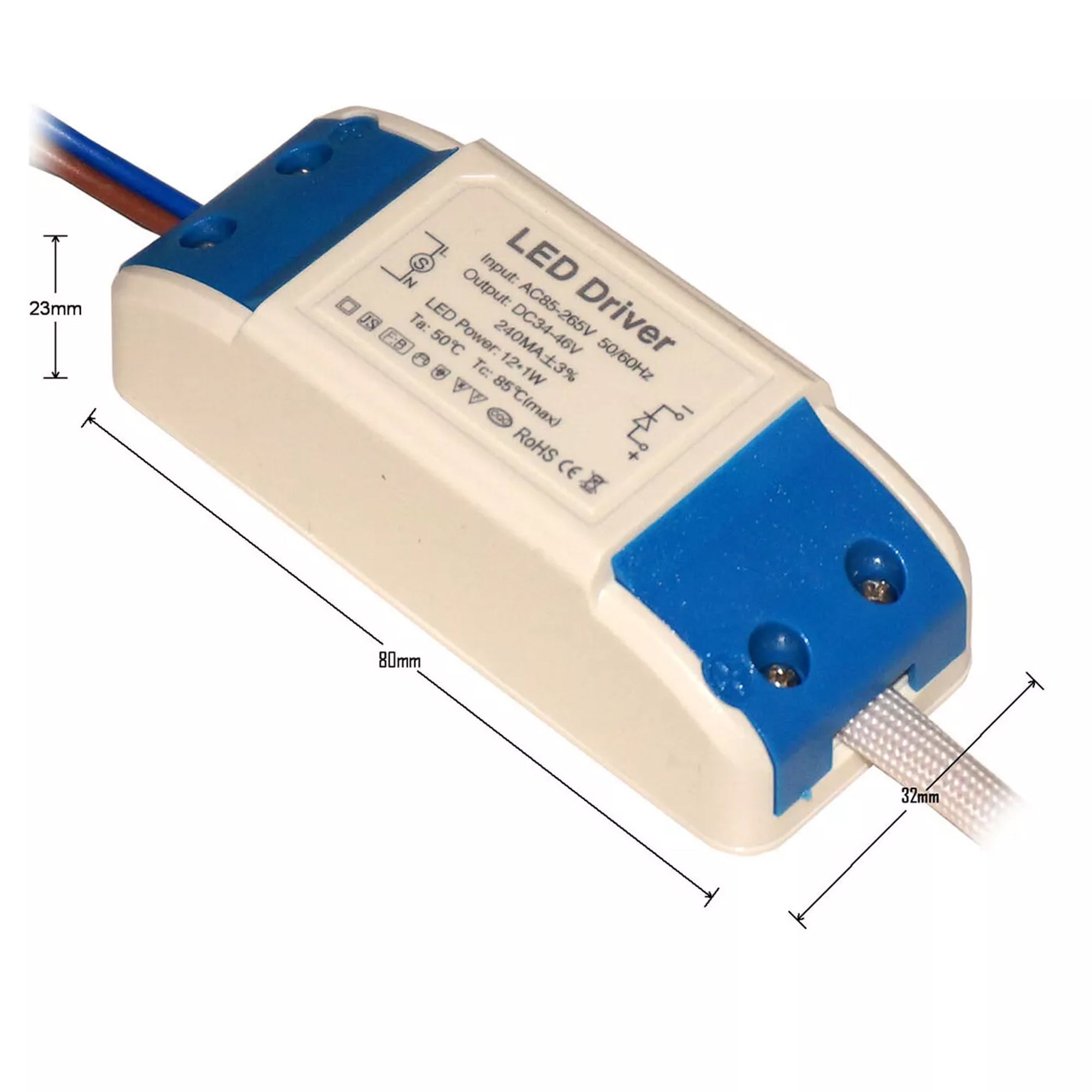 Dual-Pack AC/DC Constant Current LED Driver for G4 MR11 MR16 Lights