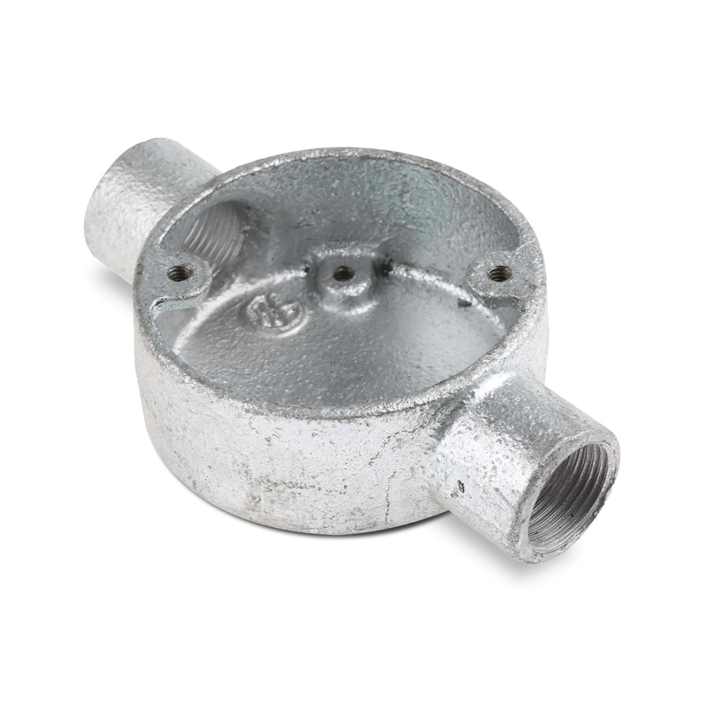 Galvanized Steel Electric Terminal Conduit Lighting Box Fitting, 20mm Thread