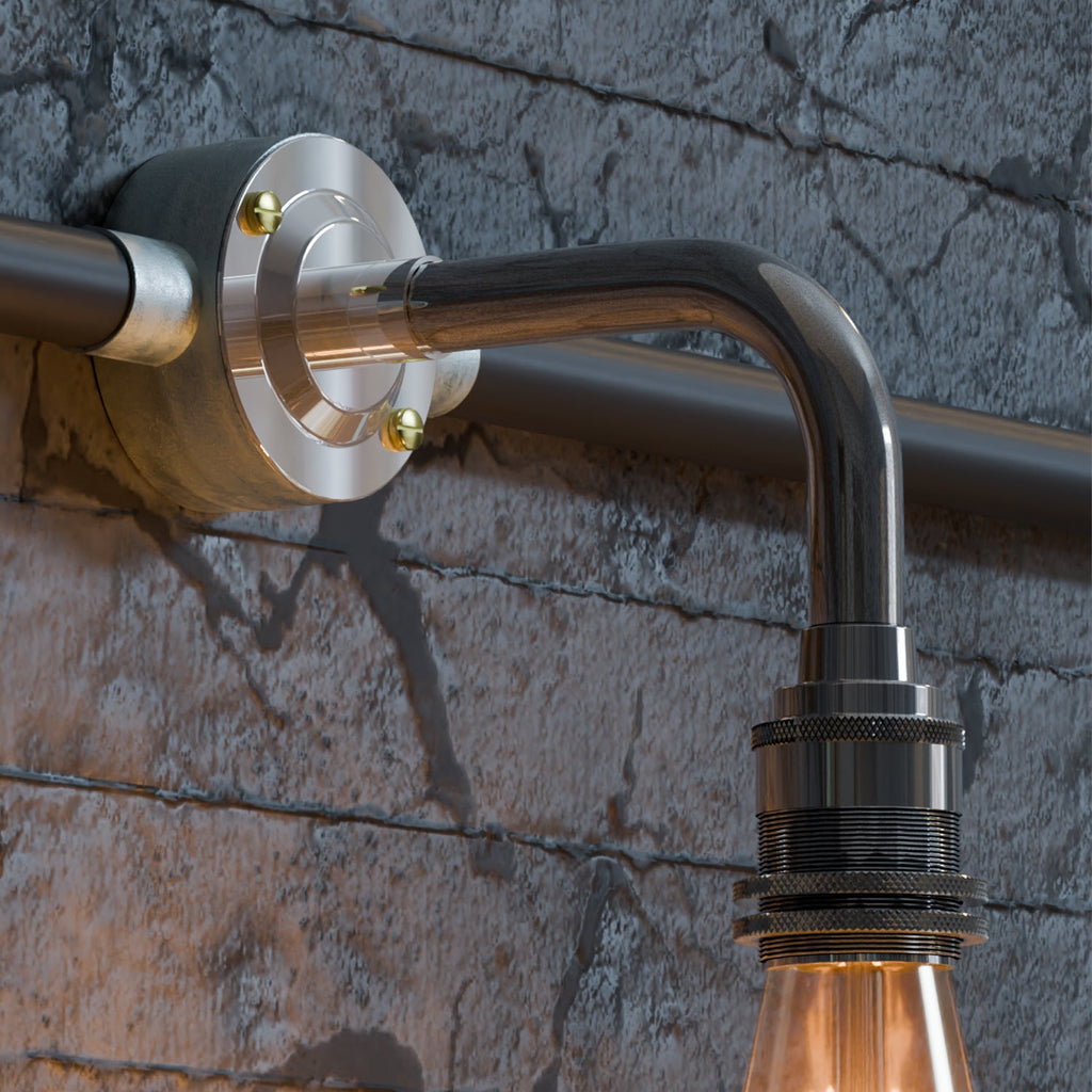 Durable Metal 90-Degree Elbow Conduit Fitting 20mm for Secure Electrical Wiring
