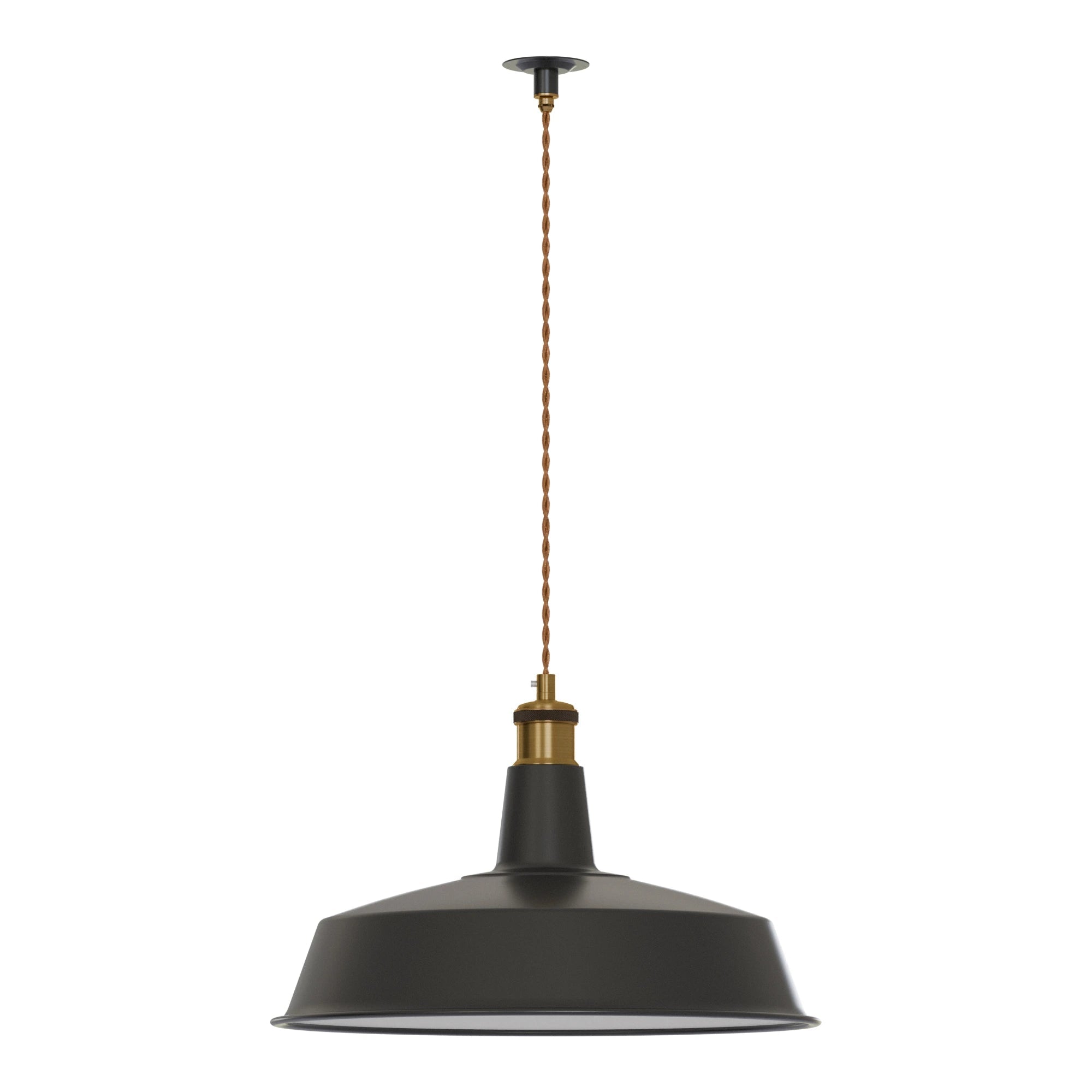 Black Metal Ceiling E27 Conduit Pendant Light Kit -5647