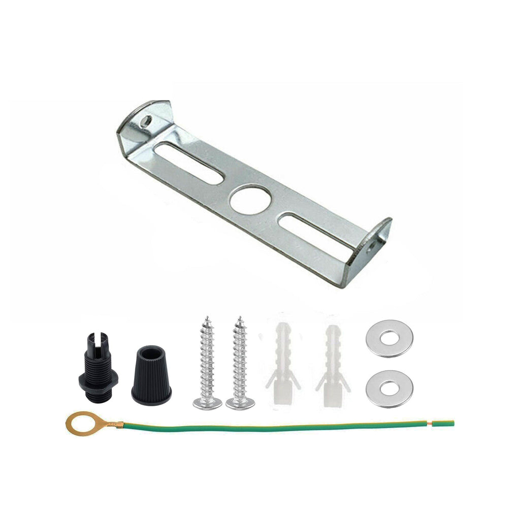 Durable 2.36-inch Metal Ceiling Rose Strap Bracket for Secure Light Fixture Hanging