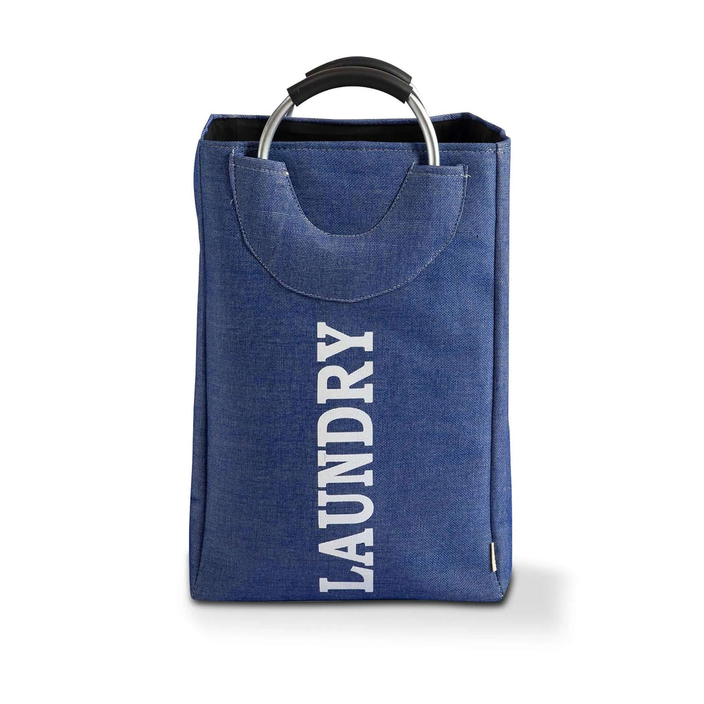 37L Collapsible Heavy Duty Laundry Bag with Sturdy Aluminum Handles