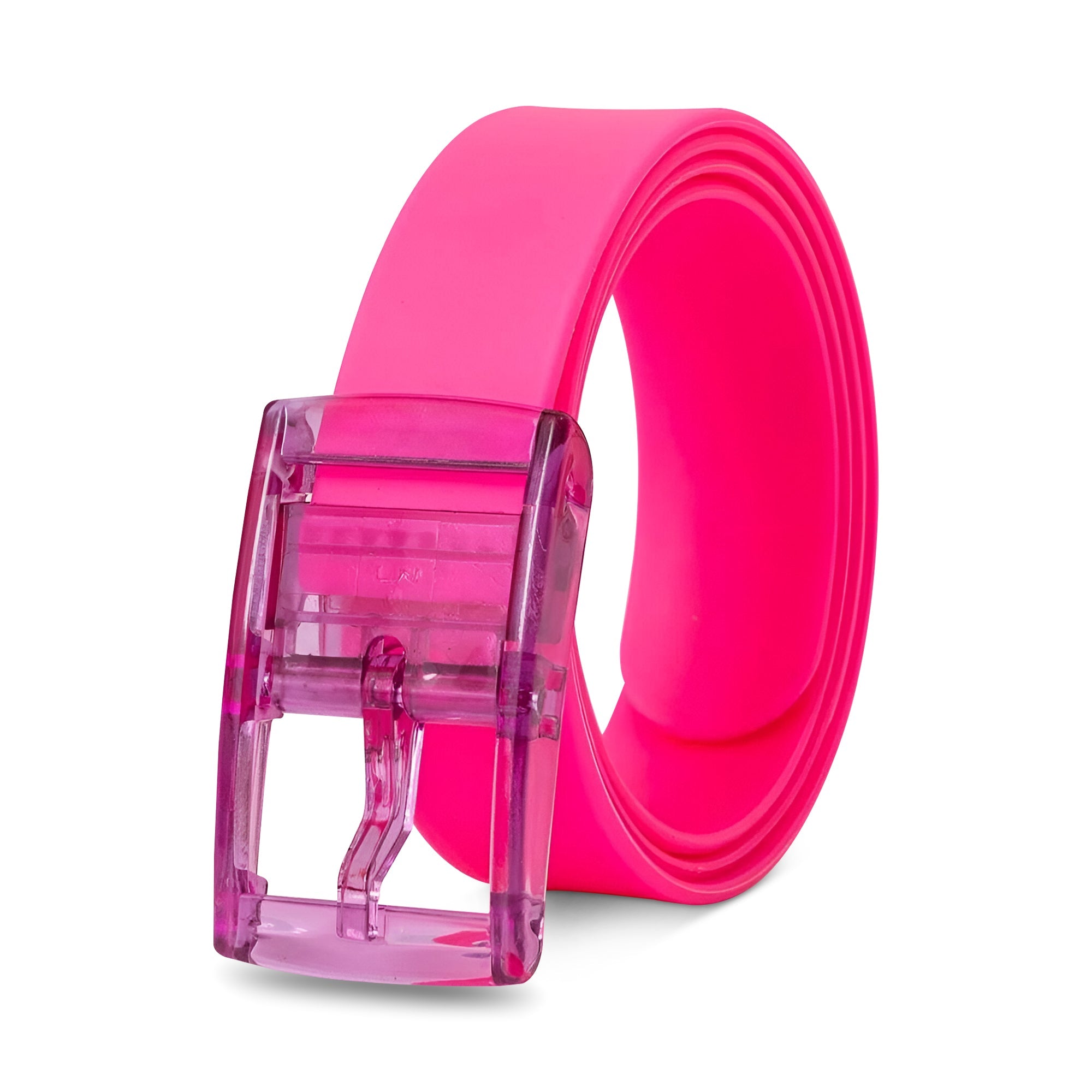 Vibrant Silicone Unisex Belt with Adjustable Pin Buckle for Everyday Style
