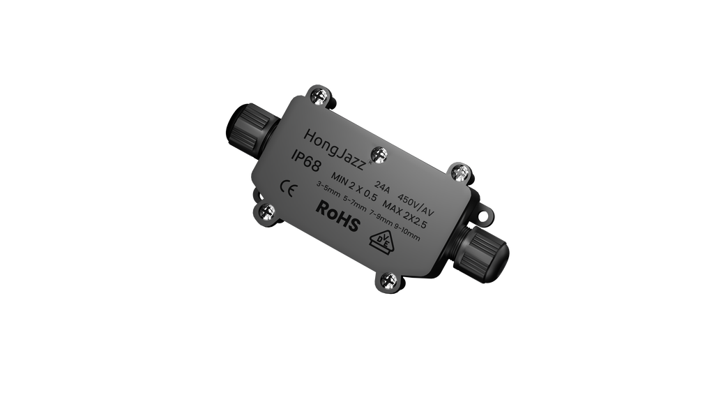 IP68 Waterproof Outdoor Electrical Cable Wire Connector Junction Box