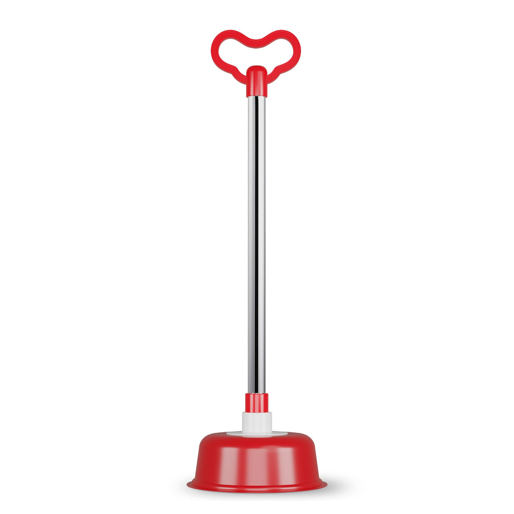 Heavy Duty Vacuum Rubber Toilet Plunger with Ergonomic Durable Handle
