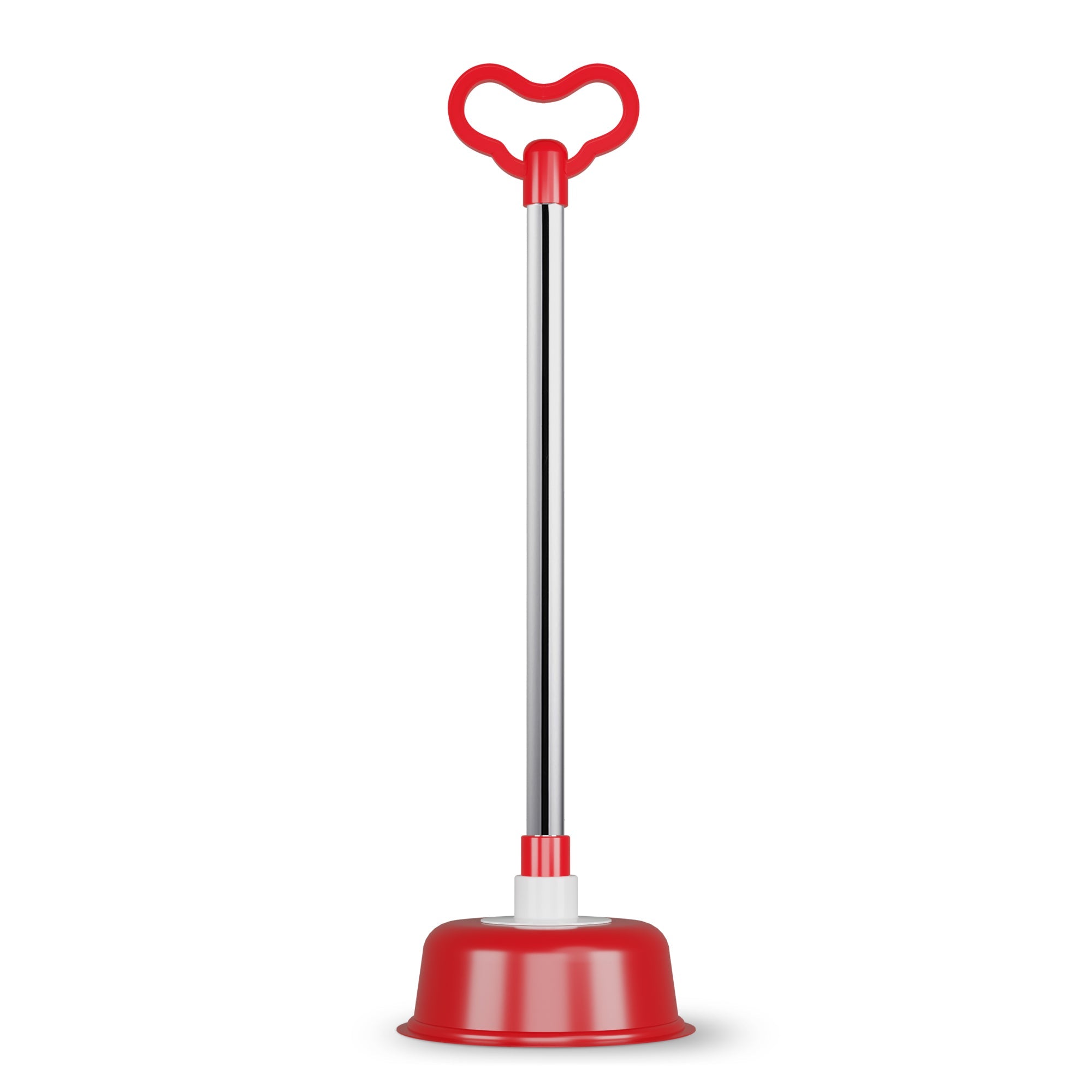Heavy Duty Vacuum Rubber Toilet Plunger with Ergonomic Durable Handle