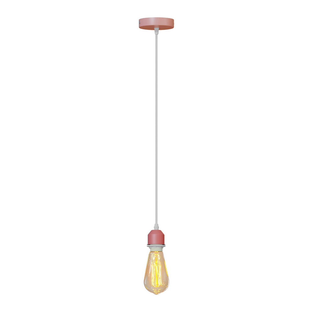 Industrial Vintage E27 Pendant Light Holder Kit with Adjustable Cable