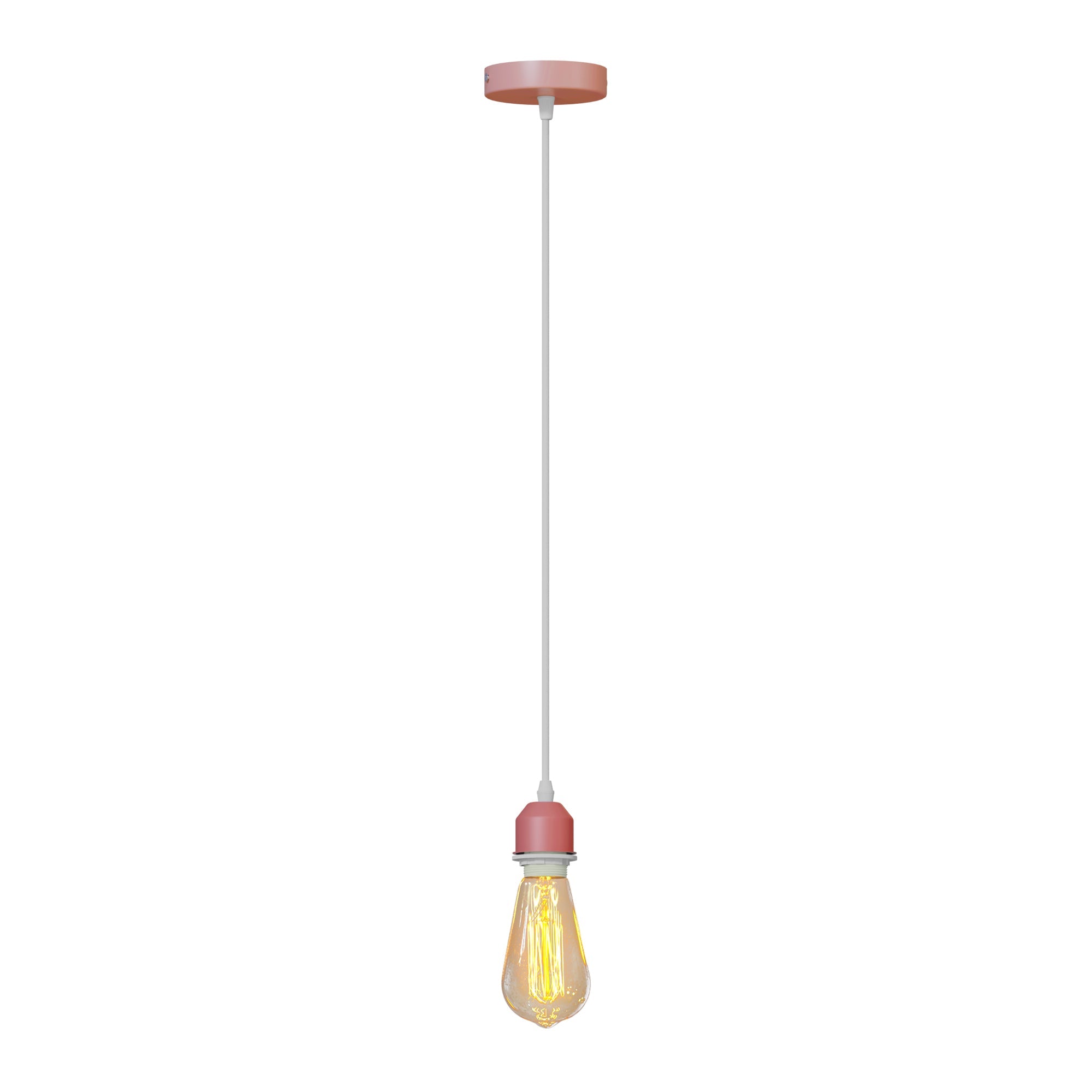LEDSone Industrial E27 Pendant Hanging Light Fitting with Adjustable Cable