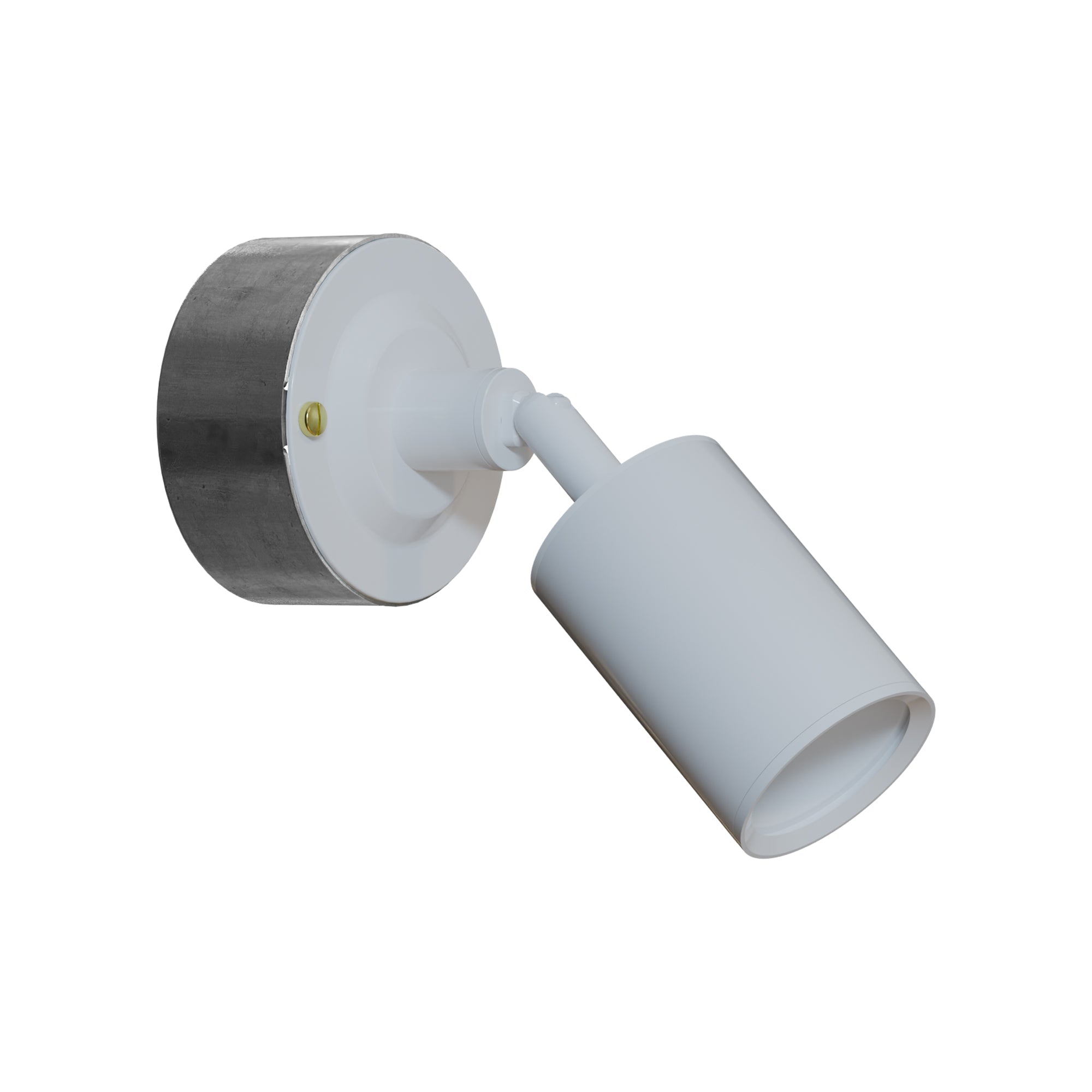 Adjustable Metal GU10 Wall Spotlight for 20mm Conduit System Industrial Lighting