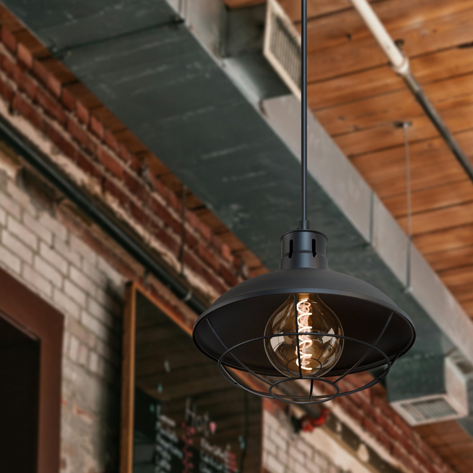 Industrial Nautical Fisherman Pendant Light with Cage Shade for Stylish Home Decor