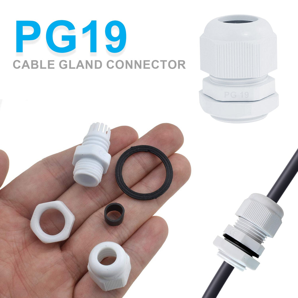 Durable IP68 Waterproof Nylon Plastic Gland Wire Cable Connector for Outdoor Electrical Wiring