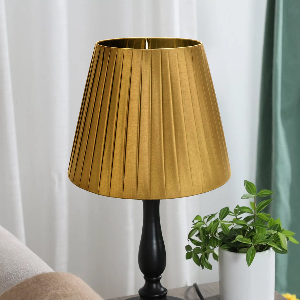 Modern Fabric Coolie Table Lampshade - Stylish Easy-Fit Light Shade