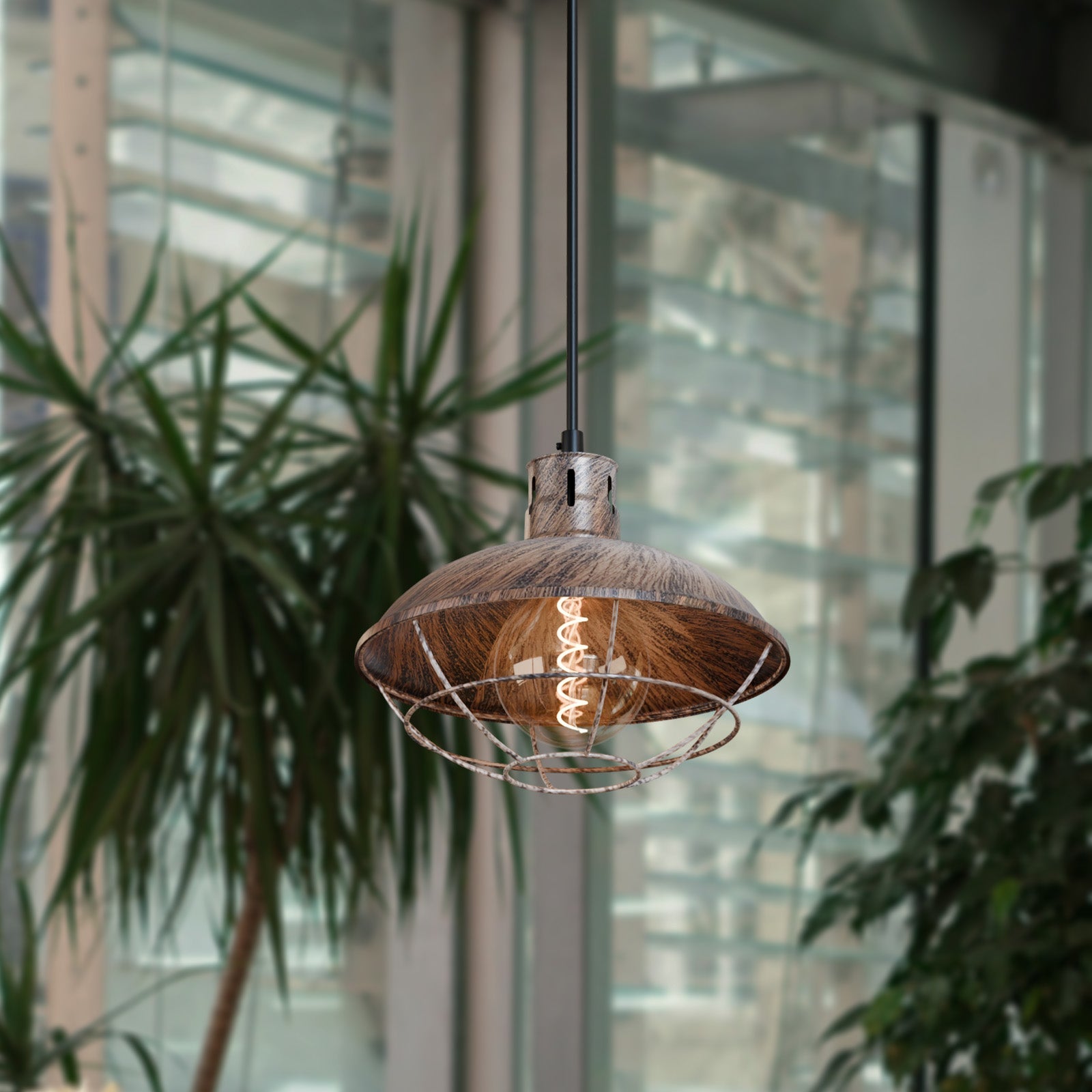 Industrial Nautical Fisherman Pendant Light with Cage Shade for Stylish Home Decor