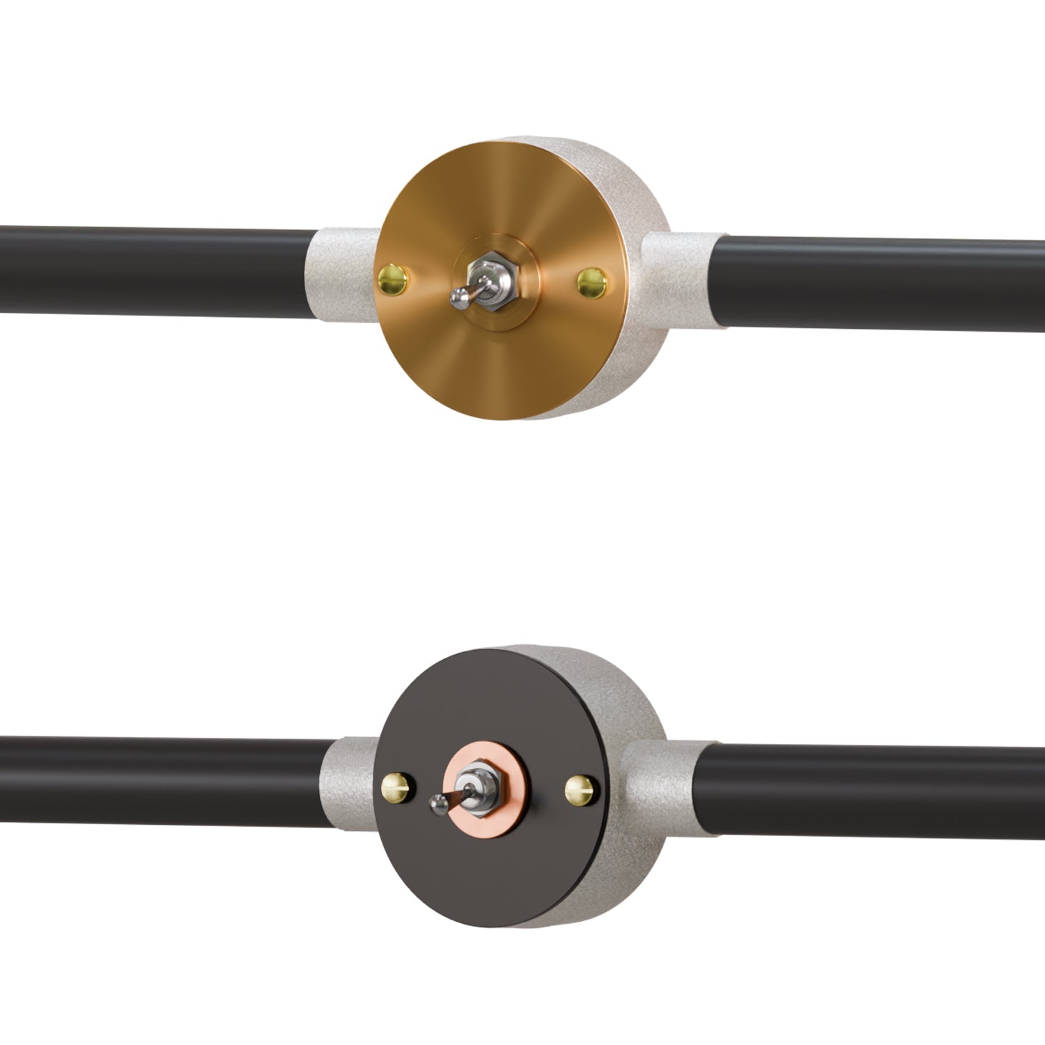 Toggle ON/OFF SPST Switch with 10mm hole plate ~ 6110