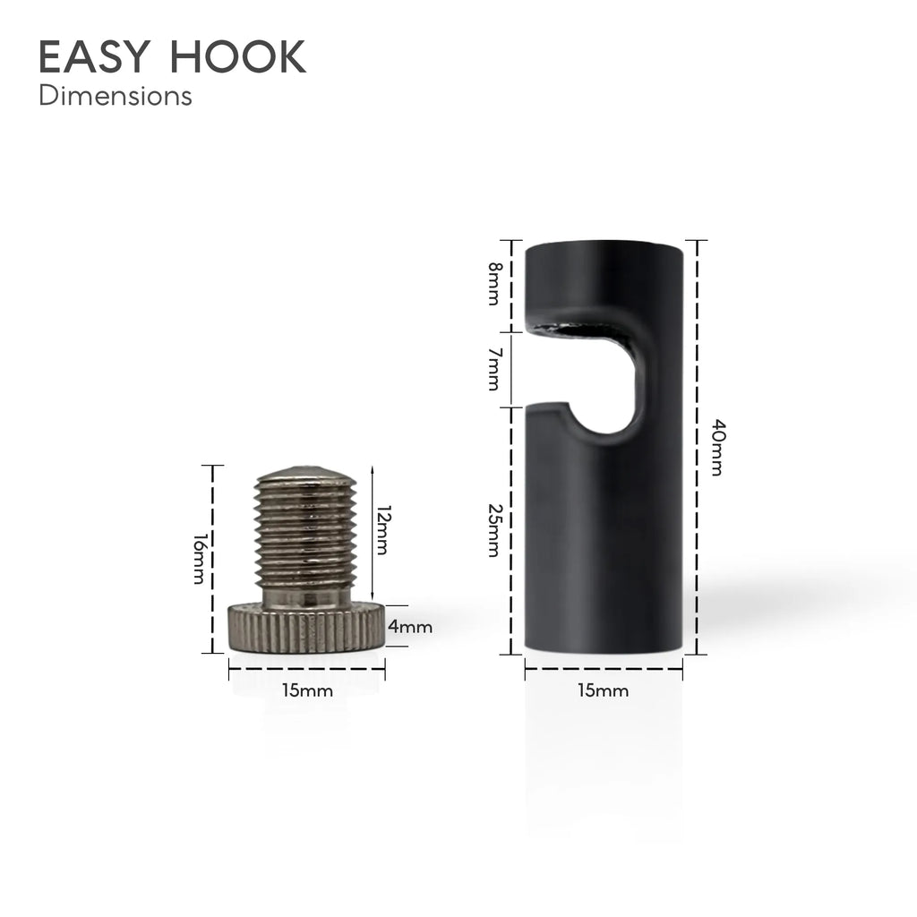 Modern Metal V Ceiling Swag Hook for Pendant Light Cables