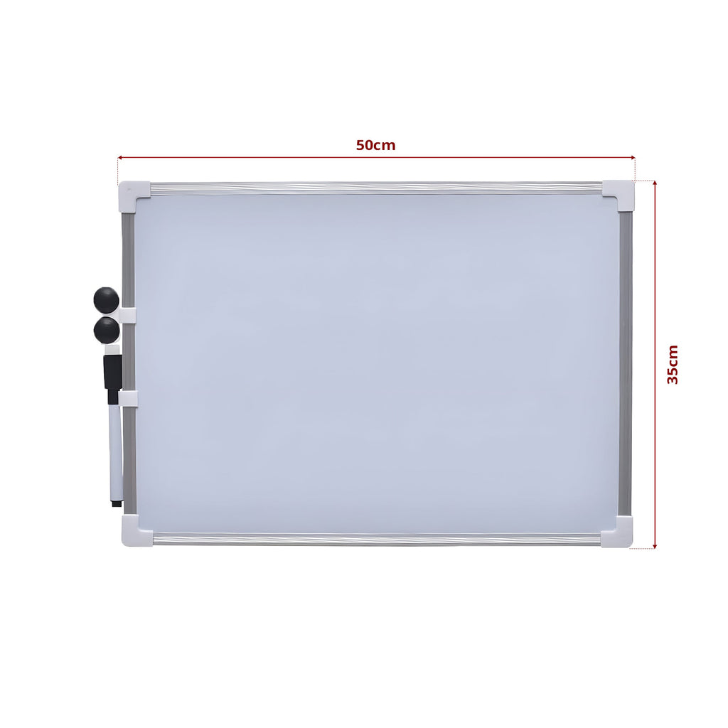 Magnetic Dry Erase White Board for Home Office School, Aluminum Frame