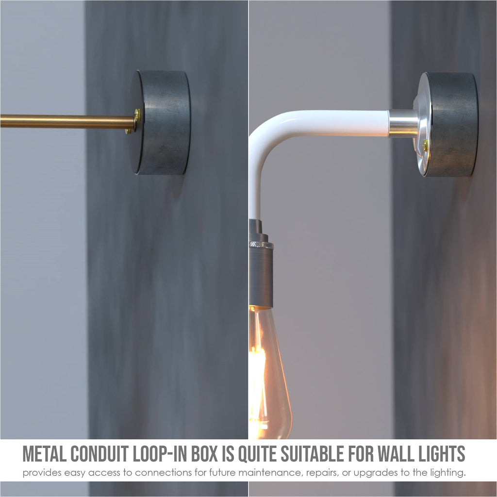 20mm Galvanized Metal Conduit Loop-In Box Terminal for Electrical Wiring