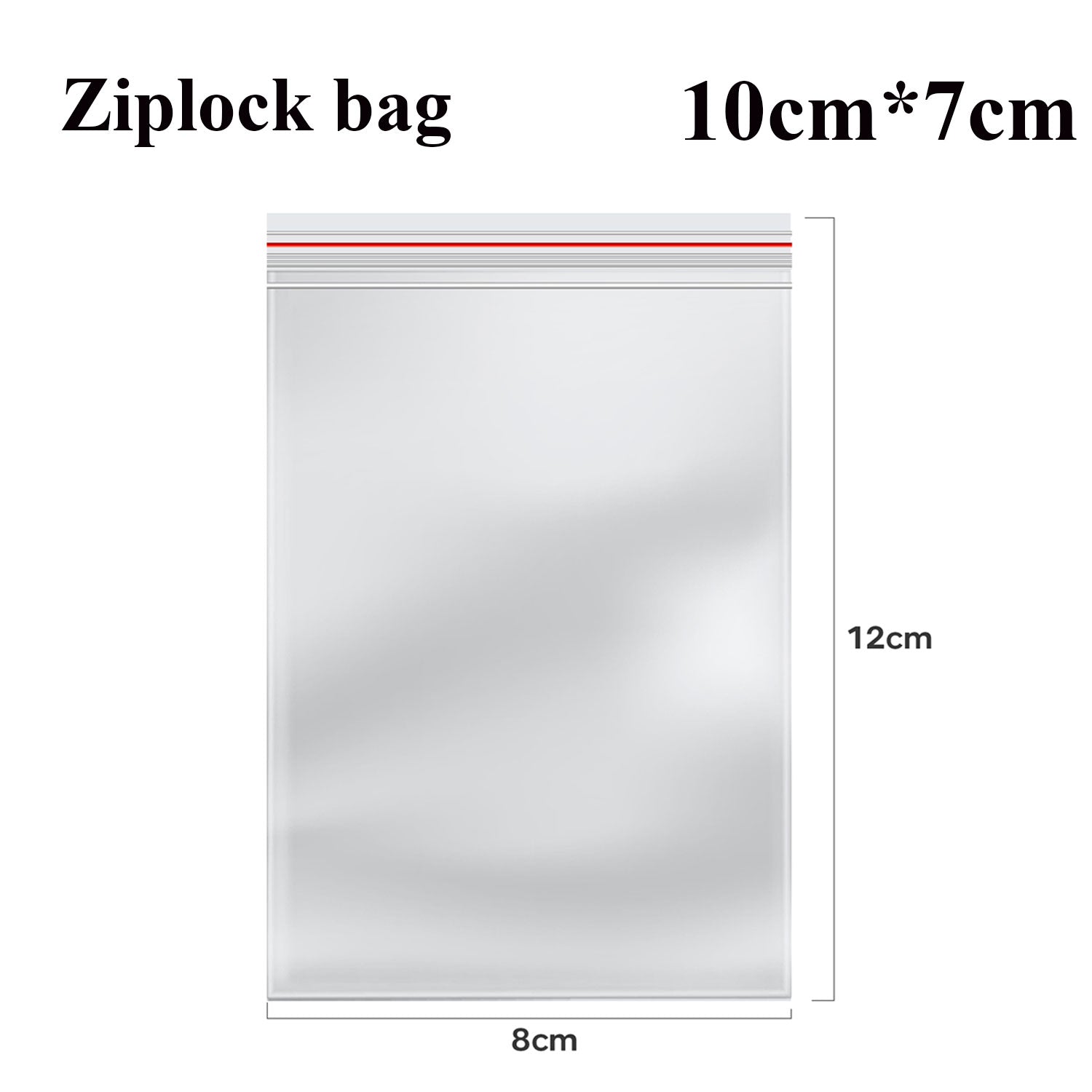 Clear Resealable Zip Poly Bags for Food, Treats, & Packaging Storage