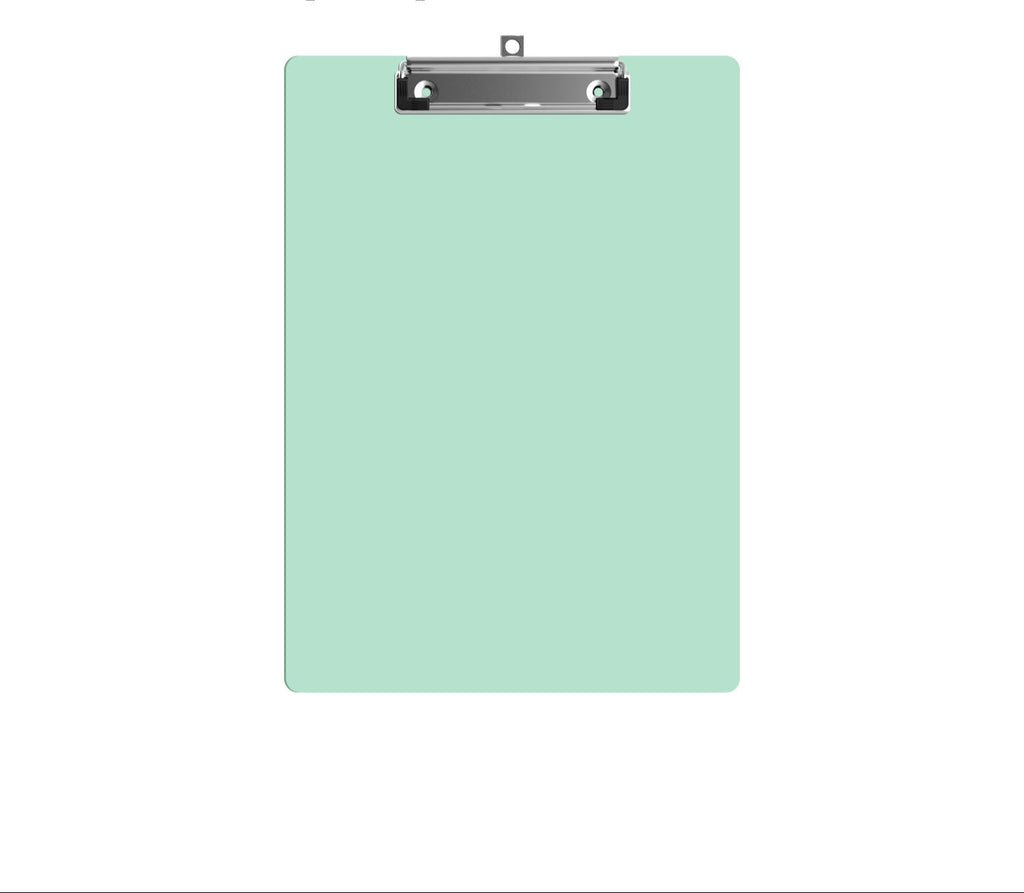 3 Pack Clear Plastic A4 Clipboards with Low-Profile Clip for School Office Use