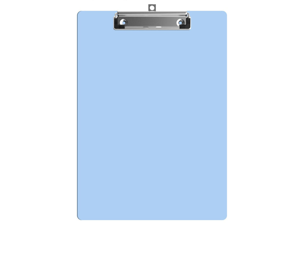 Durable A4 Clear Plastic Writing Clipboard Folder 3 Pack