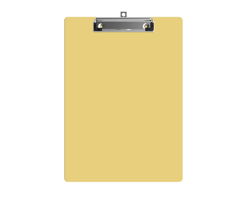 3 Pack Clear Plastic A4 Clipboards with Low-Profile Clip for School Office Use