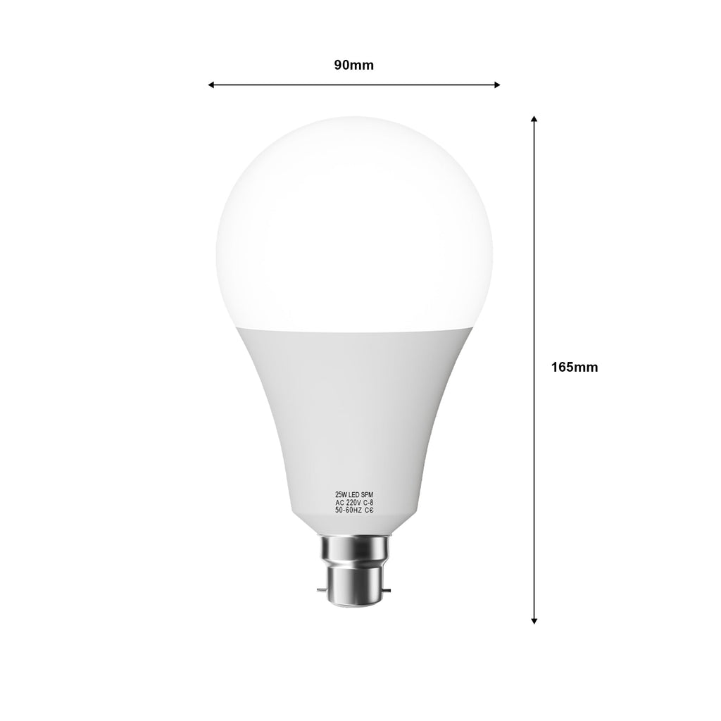 Bright Warm White B22 Bayonet LED Bulb - 25W Energy Saving Light
