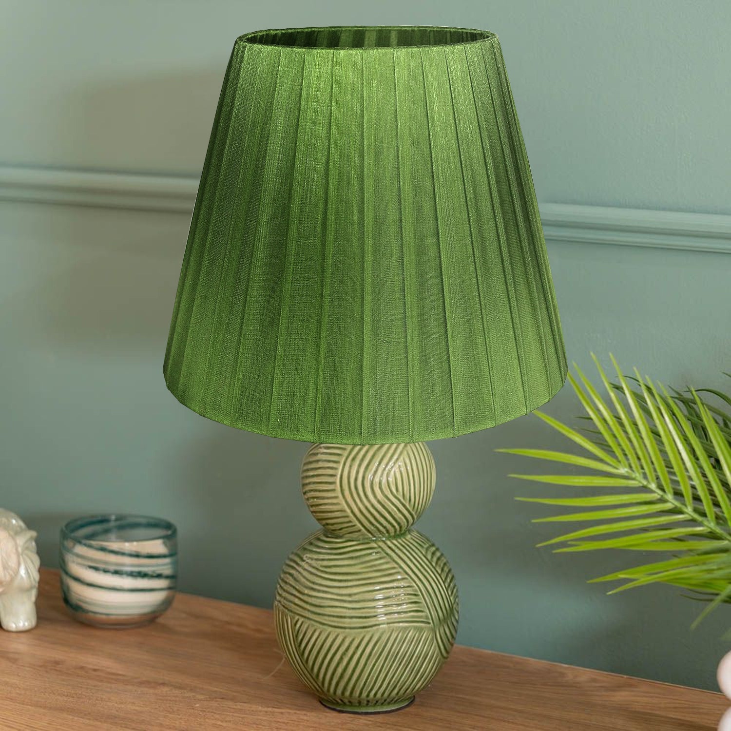 Modern Fabric Coolie Table Lampshade - Stylish Easy-Fit Light Shade