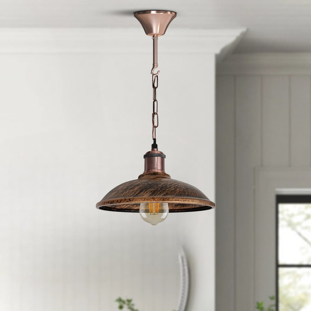100mm Metal Ceiling Rose Hook for Pendant Lights & Chandeliers - Easy Mount