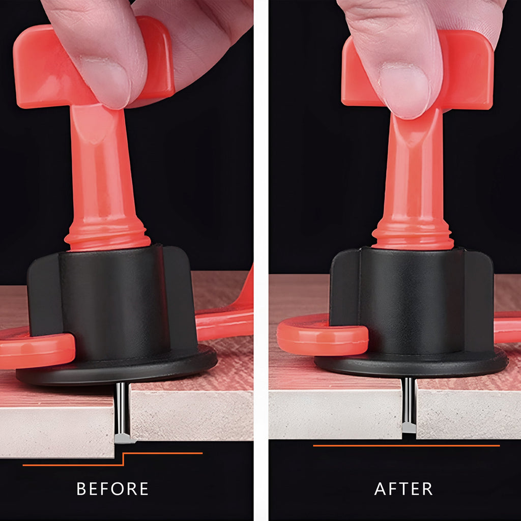 Durable Reusable T-Shape Tile Leveling System Kit for Flawless Floor & Wall Installation
