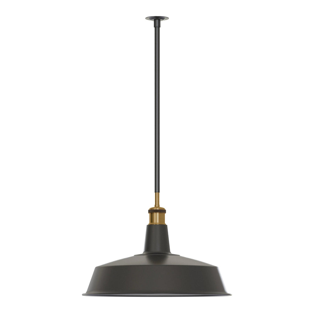 Black Metal E27 Conduit Industrial Pendant Light Kit with Multiple Styles