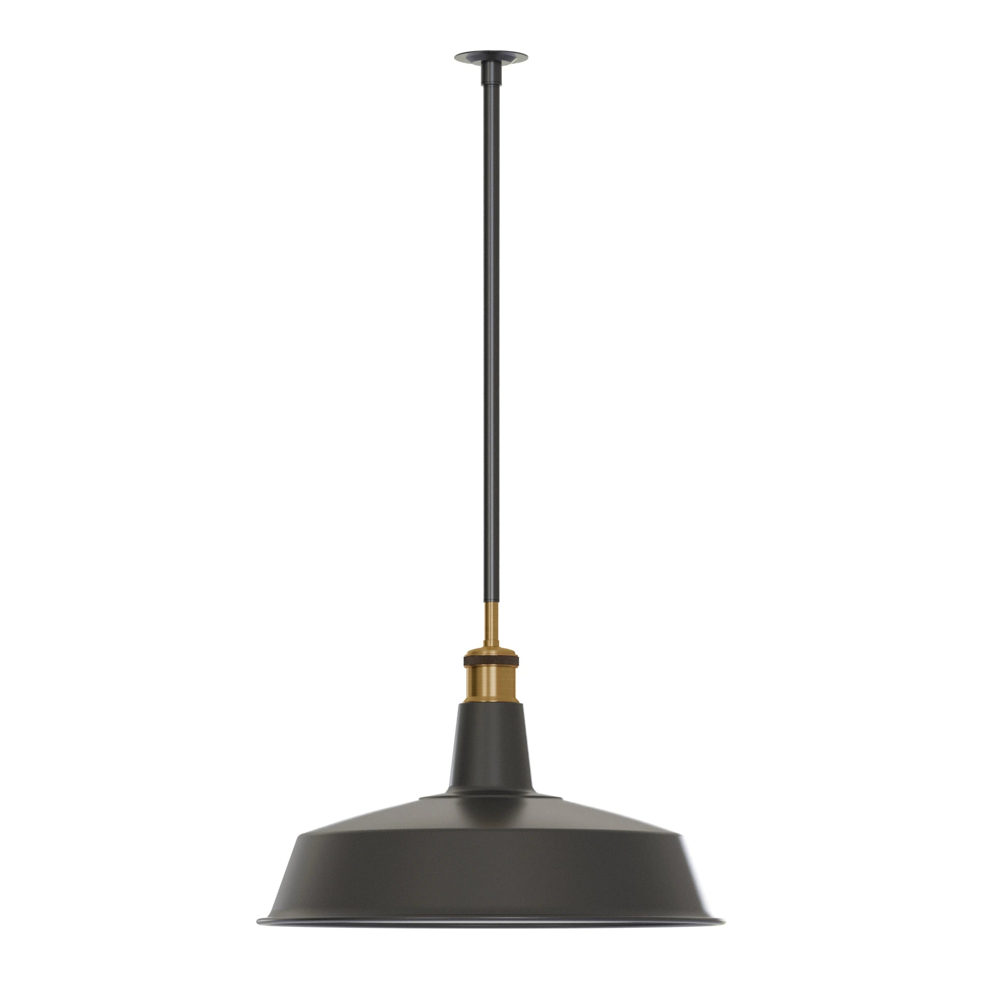 Black Metal Ceiling E27 Conduit Pendant Light Kit -5647