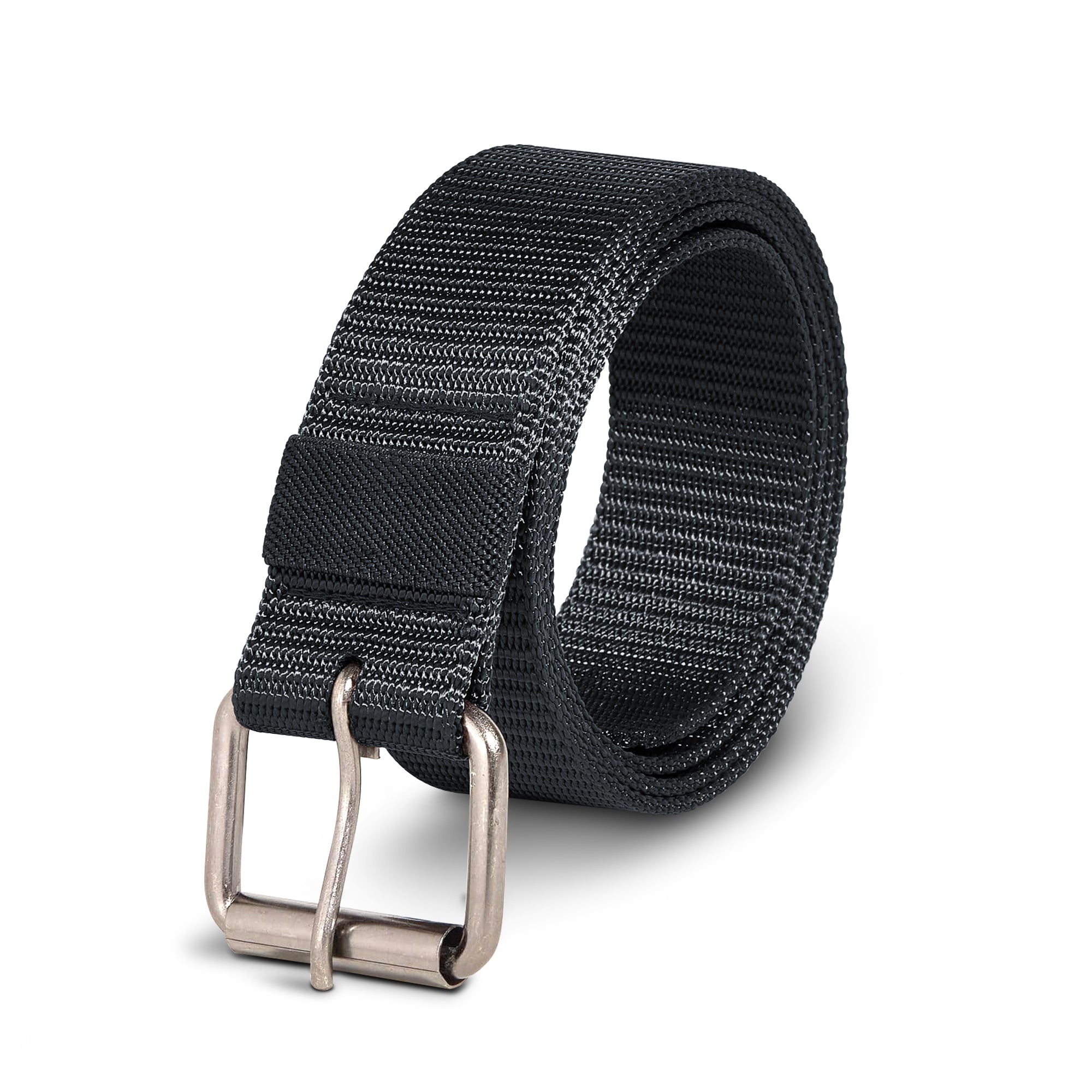 Durable Nylon Skinny Adjustable Pin Buckle Belts for Men - 2 Pack