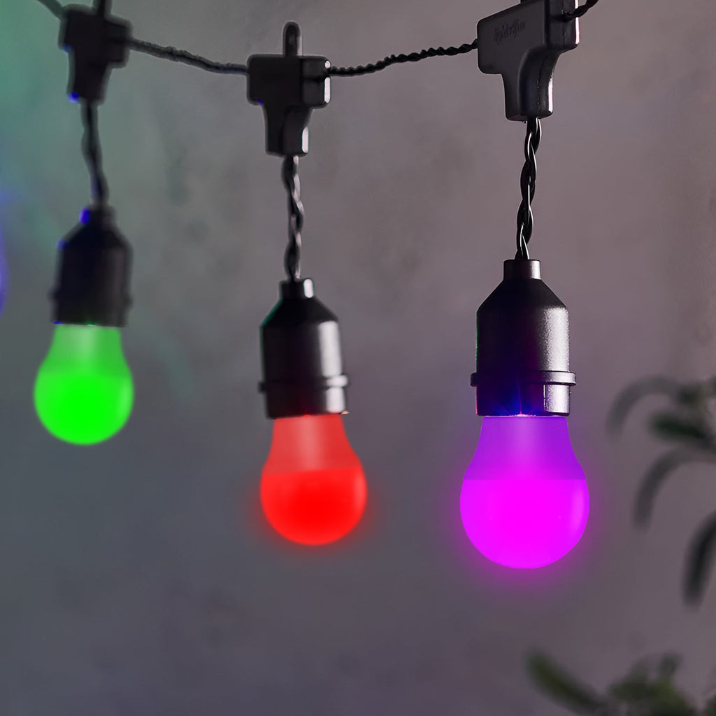 Vibrant 4W E27 LED Coloured Golf Ball Bulb Party Decor
