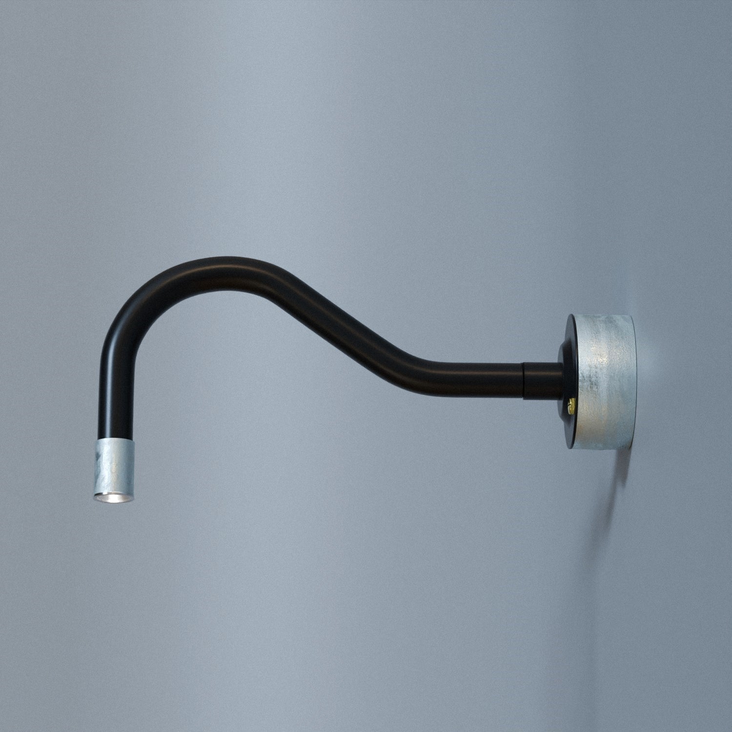 Swan Neck Bend conduit pipe Fitting Metal 20mm Male Thread -5653