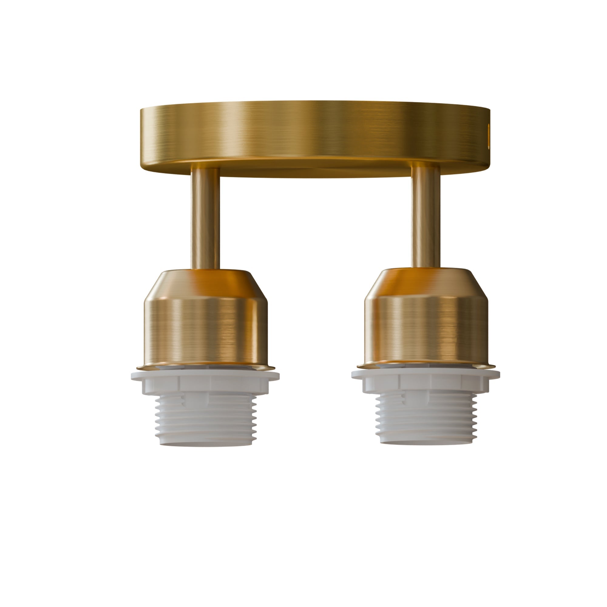 Modern Industrial 2 Way E27 Metal Ceiling Light Fitting