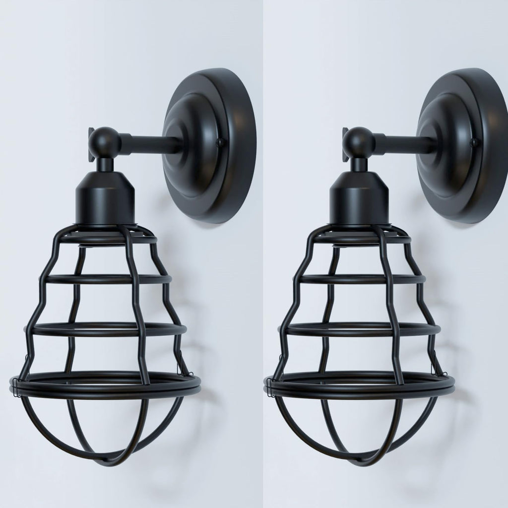 Industrial Vintage Adjustable Metal Wall Sconce Lamp for Bedroom Living Room Home