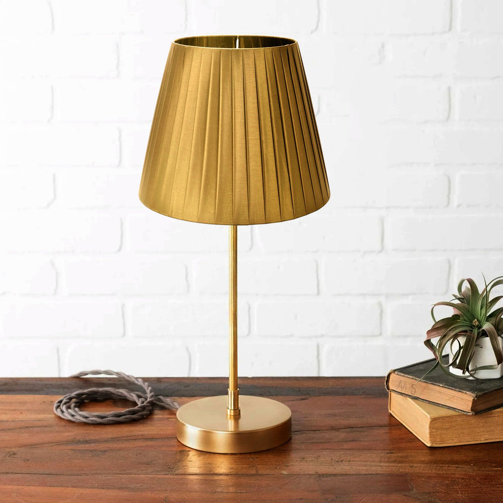 Modern Fabric Coolie Table Lampshade - Stylish Easy-Fit Light Shade