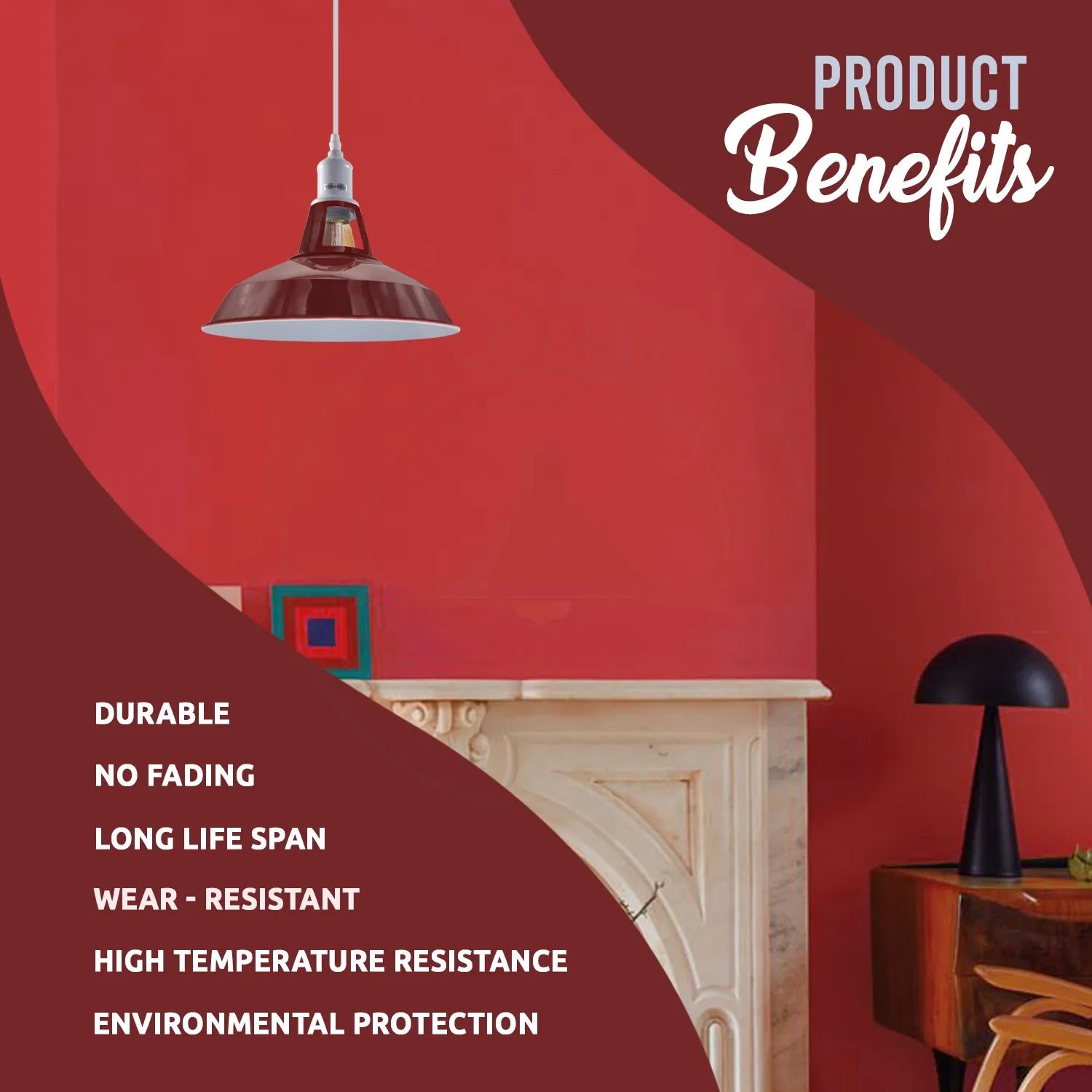 Kitchen Ceiling Lights Barn-Slotted Metal Shade Hanging E27 Pendant Light