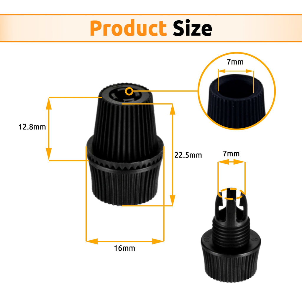 Flexible Plastic Cord Grip with 10mm Male Thread for E27 Lamp Wiring