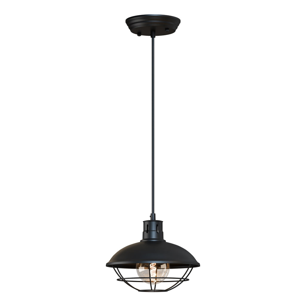 Industrial Nautical Fisherman Pendant Light with Cage Shade for Stylish Home Decor