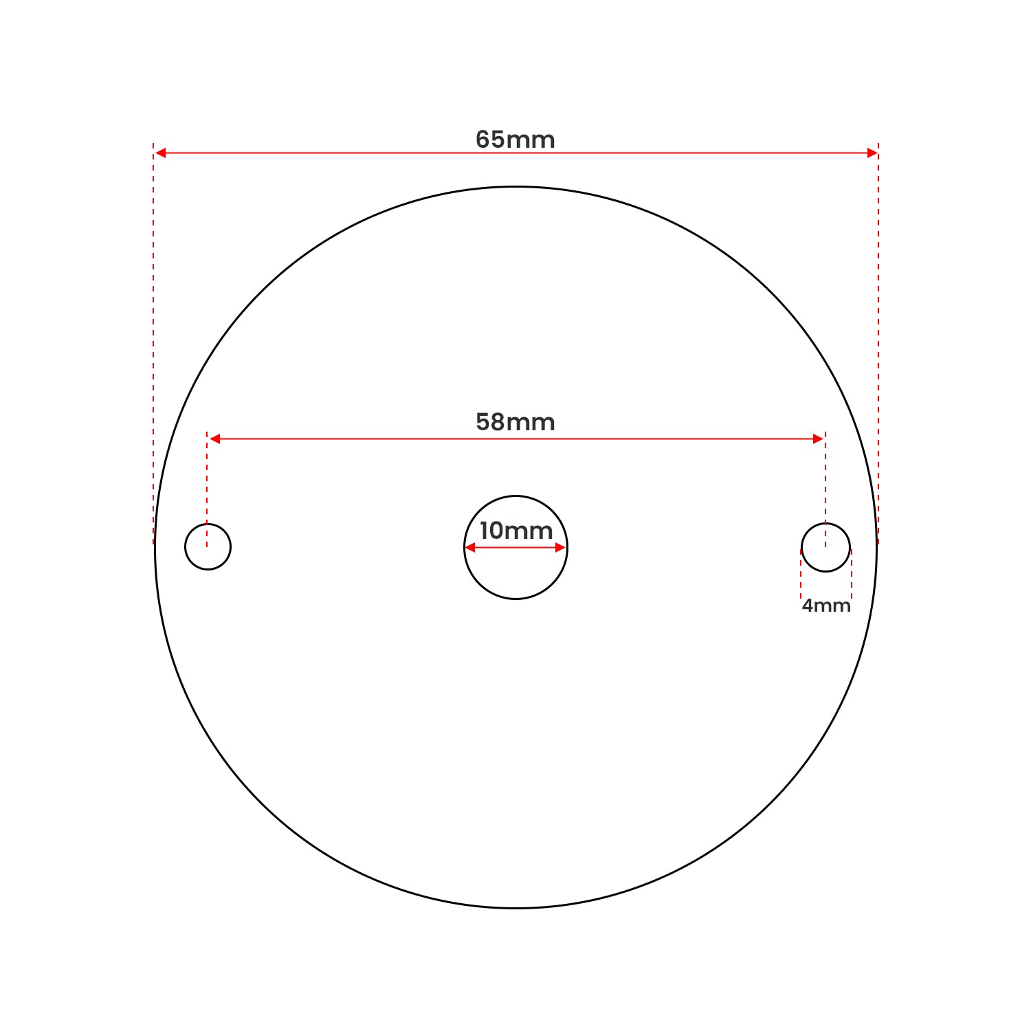 Conduit Lid 10mm Center Hole Switch Fitting Covers For Terminal Boxes ~ 6120