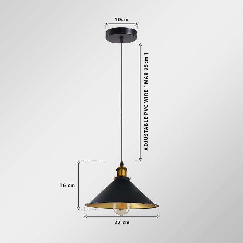 3 PCs Single Pendant Light E27 Metal ~6150