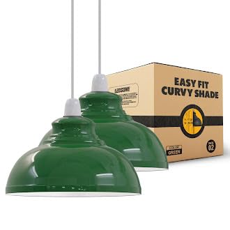 Metal Ceiling Lamp Shade 29cm Easy Fit ~6203