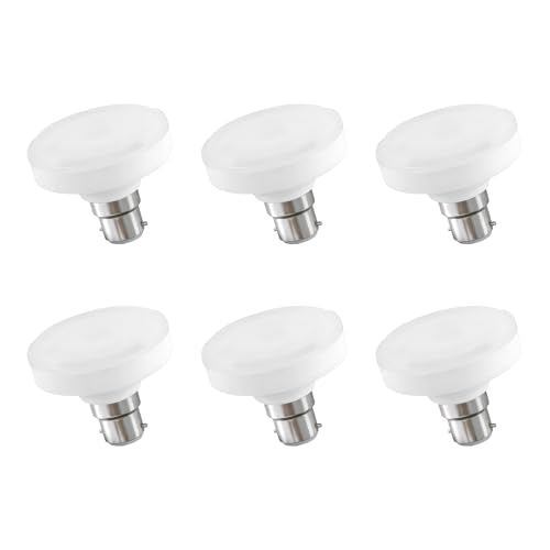 6-Pack LED Cool White GLS Bulbs: Energy-Saving E27 & B22 Non-Dimmable