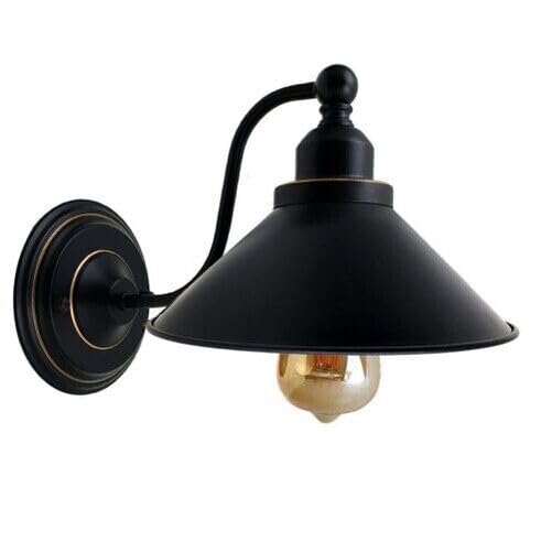 Industrial Retro Metal Wall Sconce E27 Holder, Vintage Style Light Fixture